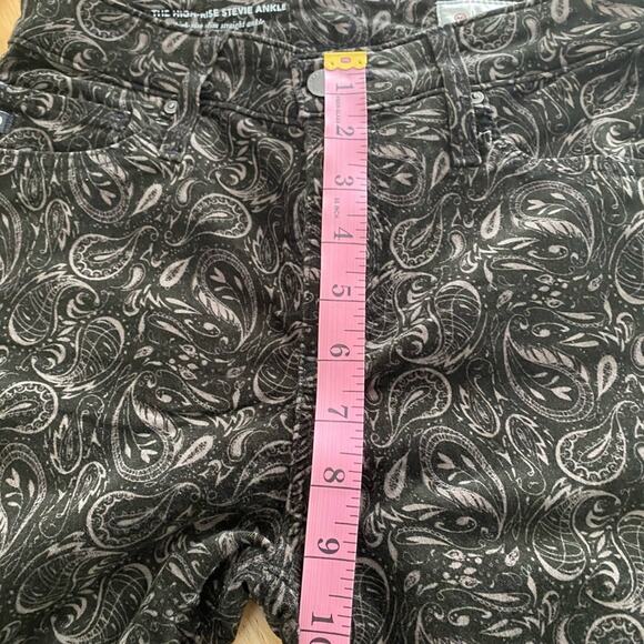 AG Adriana Goldschmied  The High Rise Stevie Ankle Velvet Jeans - Picture 7 of 9